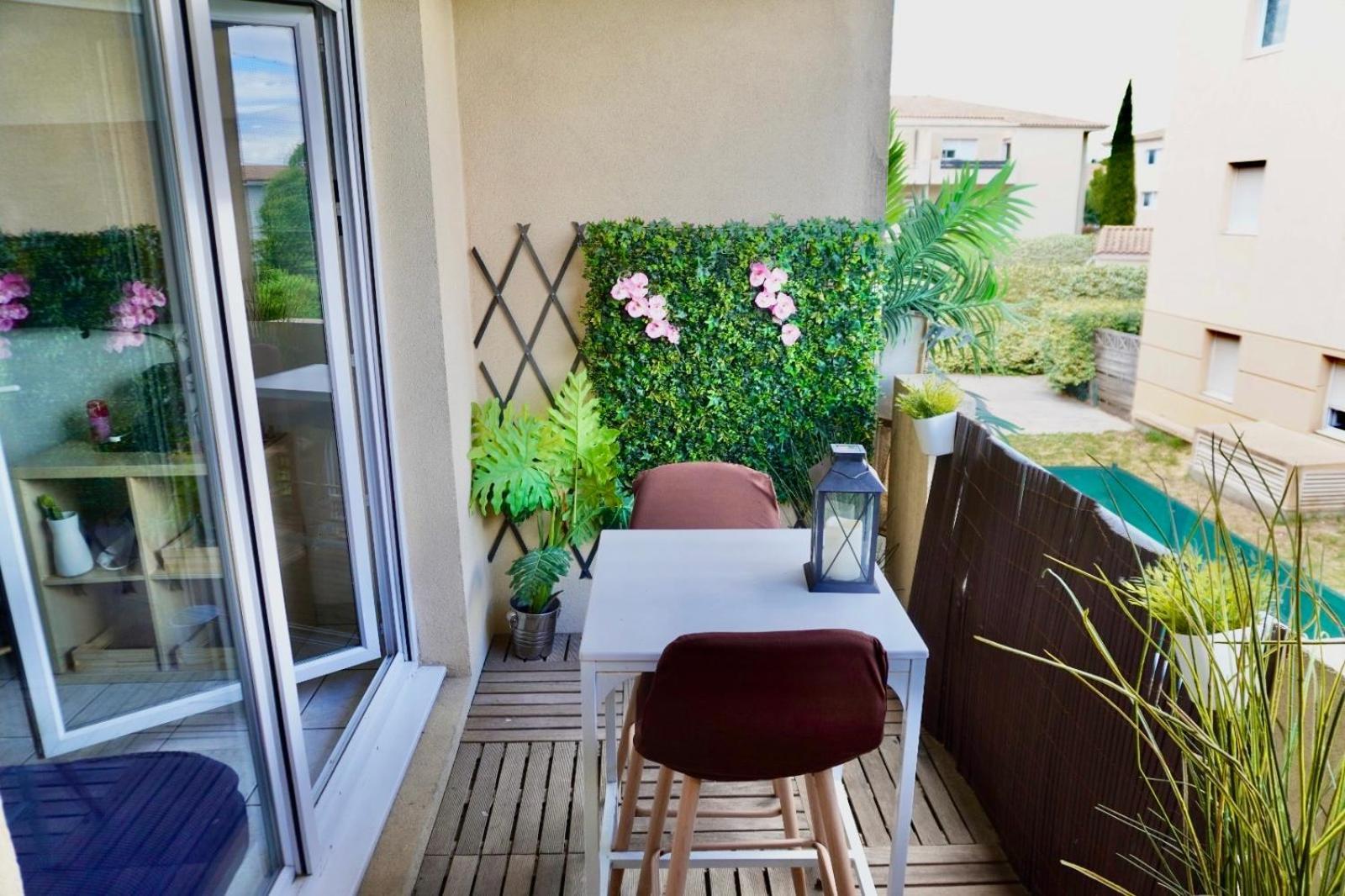 T2 Lumineux Et Piscine Appartement Montpellier Buitenkant foto