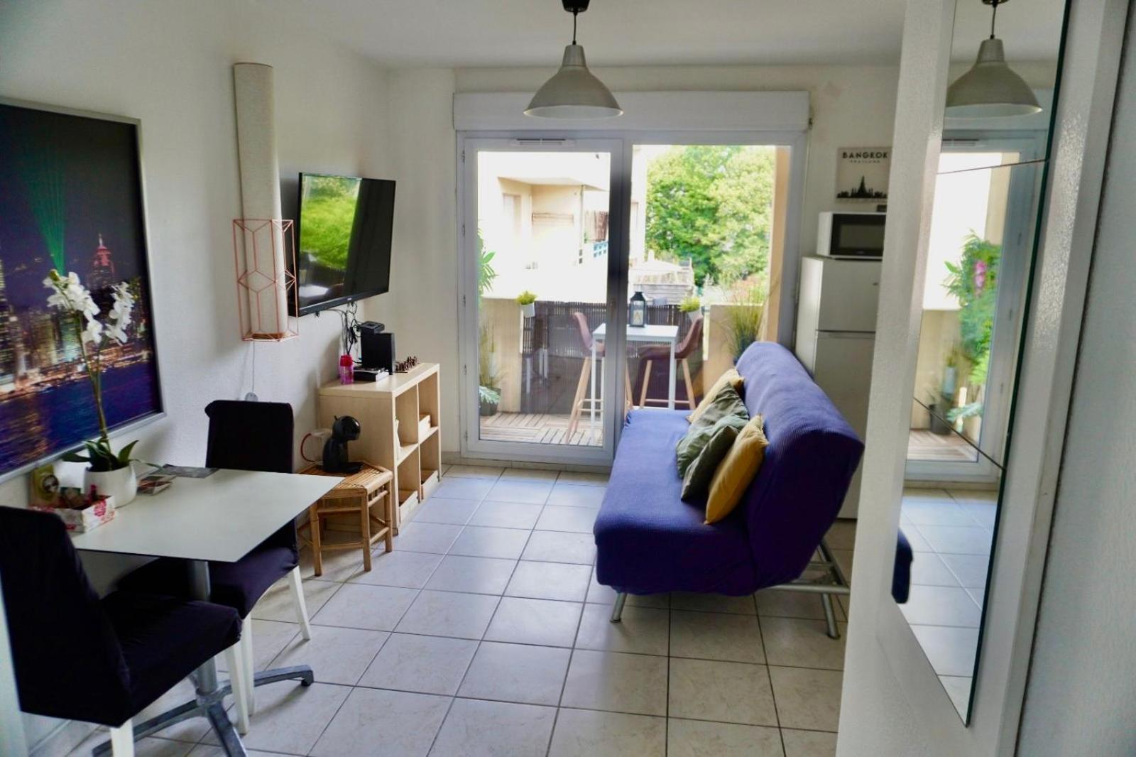T2 Lumineux Et Piscine Appartement Montpellier Buitenkant foto